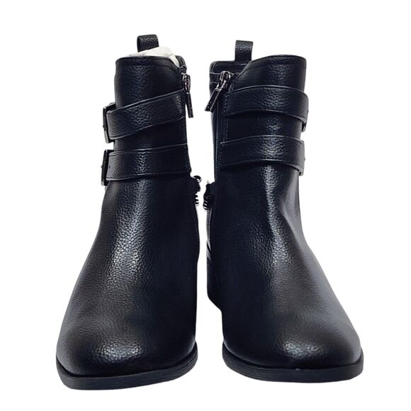 Kenneth Cole REACTION Salt Biker Chain Chelsea Boots Black US 7.5 M - Picture 6 of 14